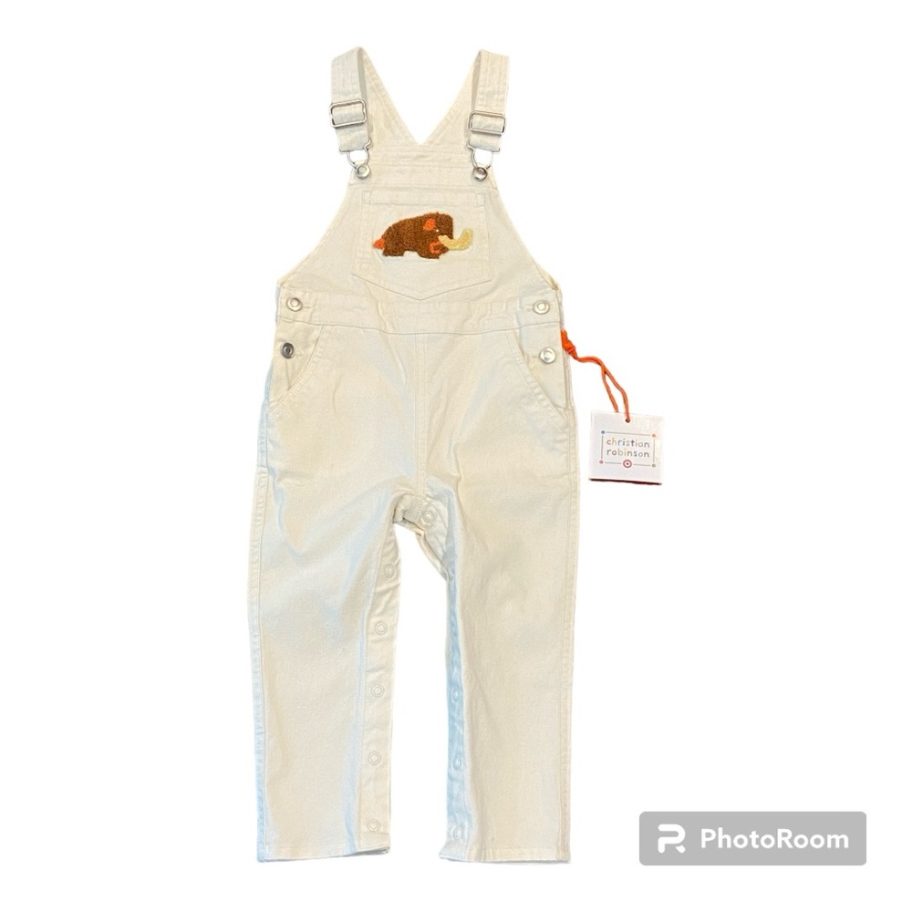 Christian Robinson elephant overalls